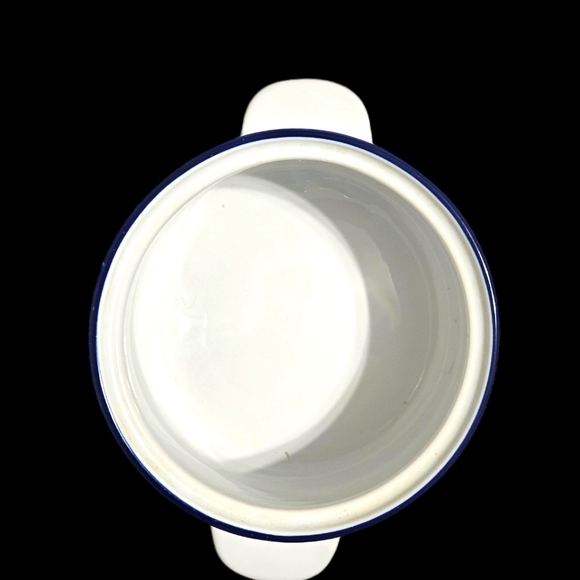 1984 Vtg International House Country Blue, Blue Cat Covered Casserol Dish, Korea - Picture 7 of 9